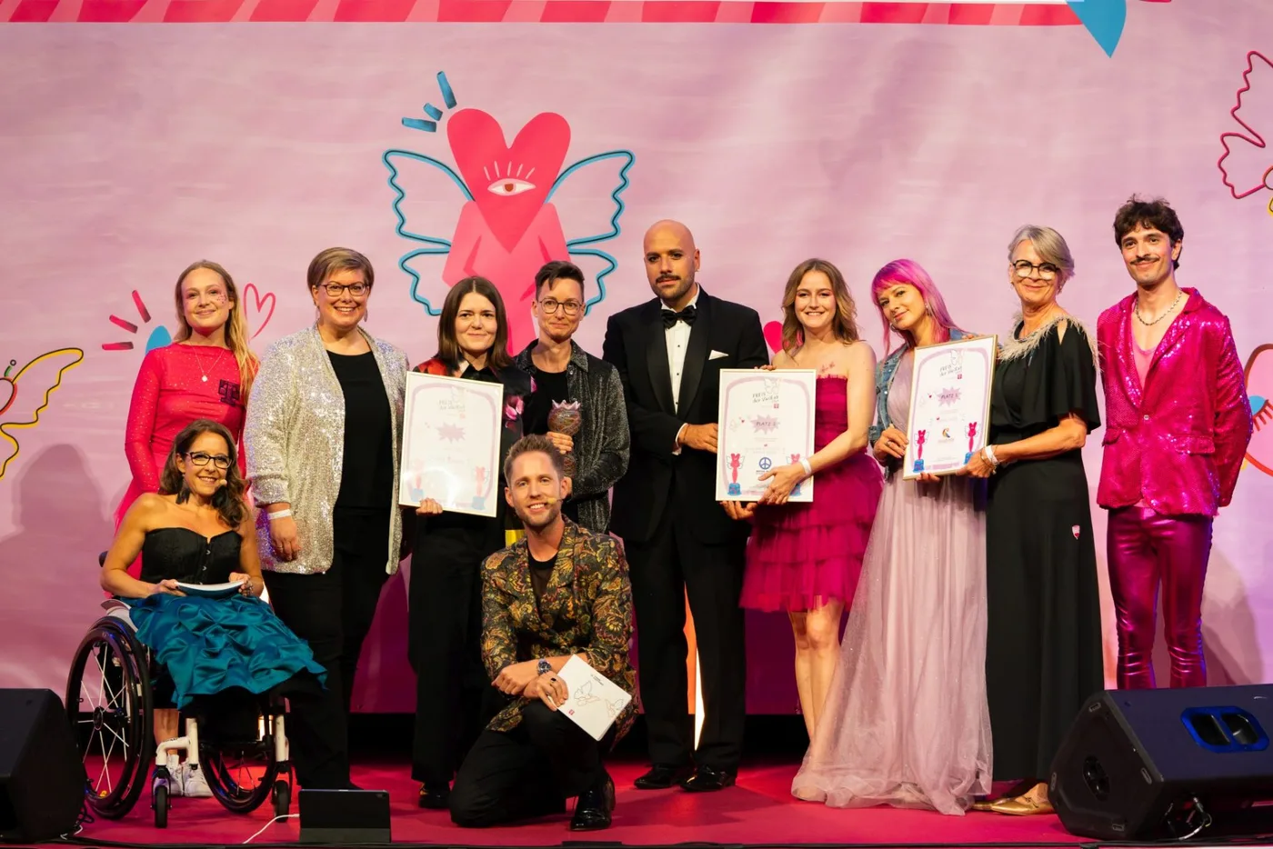 Rosalinda beim Preis der Vielfalt am Diversity Ball 2025.